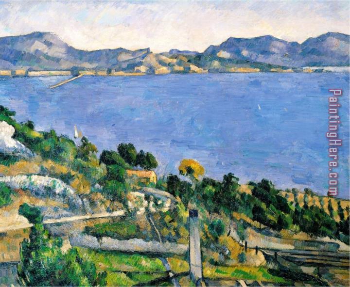Paul Cezanne L Estaque View of The Bay of Marseilles Circa 1878 79